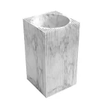 Умывальник отдельно стоящий Antonio Lupi Controverso 450x850x450 мм, Carrara Marble (CONTROVERSO Marmo Carrara_cr) - Фото 1
